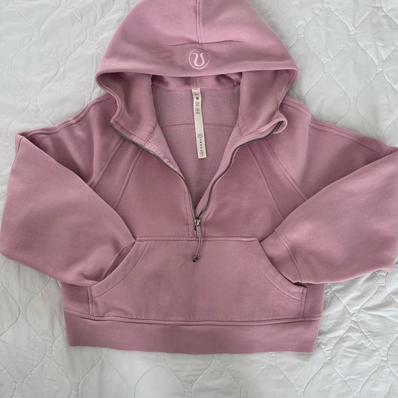 lululemon athletica Sweaters - Lululemon Mauve Half-Zip Hoodie